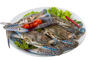 Raw blue crab