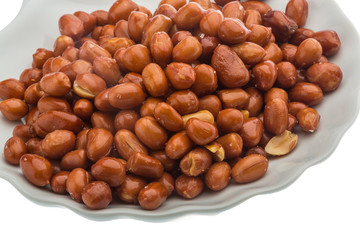 Fried peanuts heap