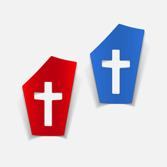 Obraz premium realistic design element: tombstone