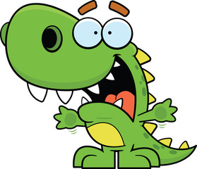 Cartoon Dinosaur Happy