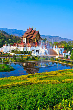 Ho Kham Luang in Chiangmai province of Thailand