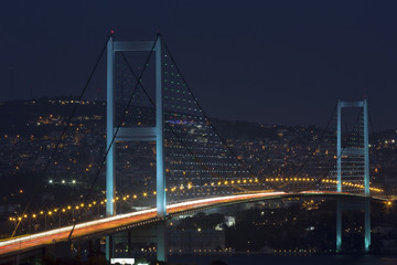 Fototapeta na wymiar Bosphorus Bridge (Boğaziçi Köprüsü)