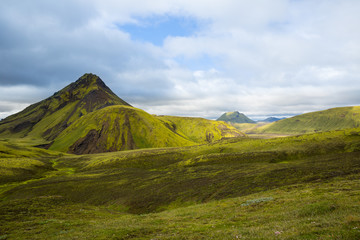 Fototapeta premium Panorama of Icelandic mountains
