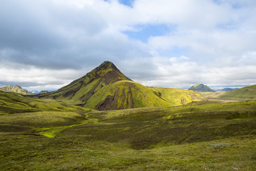 Obraz premium Panorama of Icelandic mountains