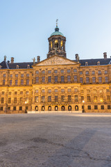 Fototapeta premium Royal Palace in Amsterdam, Netherlands