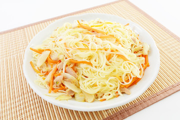 美味しそうなそうめんチャンプルー