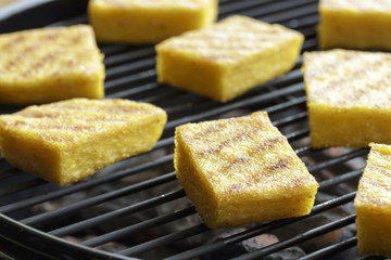 Grilled polenta