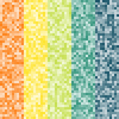 Abstract pixel colorful background