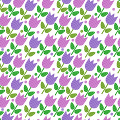 Seamless floral background