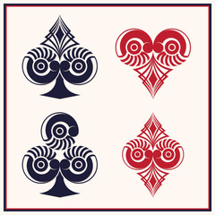 Playing Card Circle Style