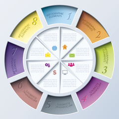 Abstract modern template for business project or presentation