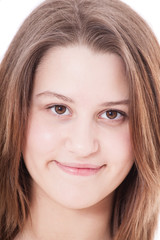 Fototapeta premium Face of an attractive girl