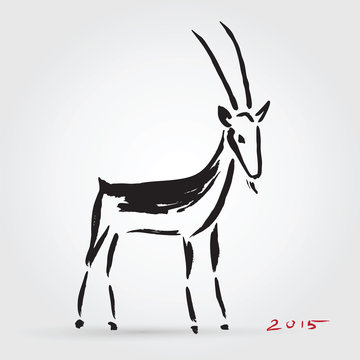 Goat 2015, New year Symbol.
