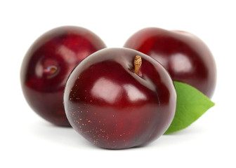 Fresh plums