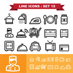 Line icons set 15