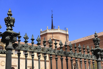 Obraz premium old highly decorated iron gate