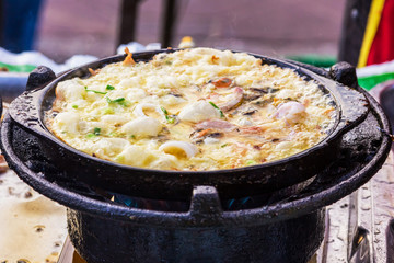 oysters fried in egg batter food