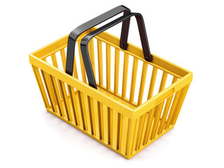 Sopping basket isolated