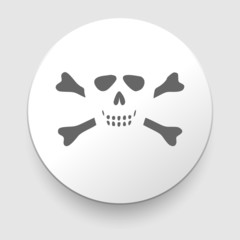 The mark warning of an opportunity of defeat