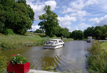 Naklejka premium Canal d'Ille et Rance