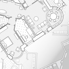 Fototapeta premium Architectural background