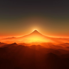 Fototapeta na wymiar 富士山