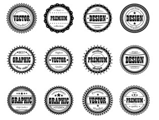 Set award icon for design studios