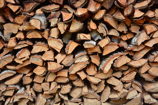  chopped firewood logs