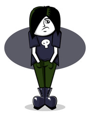 Goth or Emo Character