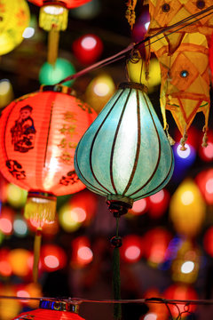 Colorful International Lanterns Festival  , Chiang Mai ,Thailand