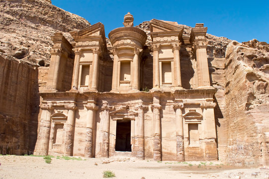 The Monastery in  Petra
