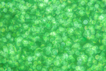 defocused abstract green lights background