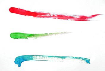different brush strokes collection