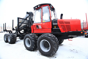 Vologda RUSSIA DEC 5 Exhibition of heavy equipment