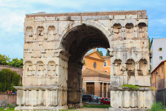 The Arch Of Janus In Roma