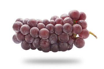 grapes isolated on white