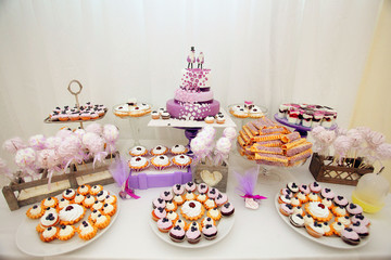 ornaments and decorations wedding table sweets