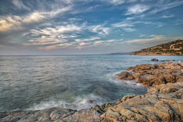 Fototapeta na wymiar Coast of Balagne region of Corsica