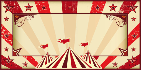Red circus invitation © christophe BOISSON
