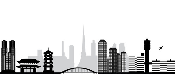 tokyo japan city skyline