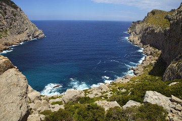 Fototapeta na wymiar Bucht, Küste, Cap de Formentor