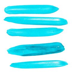Beautiful bright watercolor stripes. EPS 10