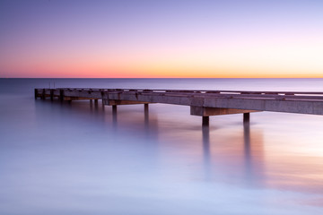 Jetty in the dawn
