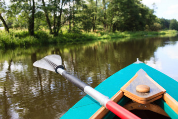 kayak on a small river