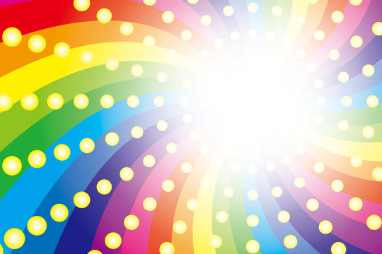 #Background #wallpaper #Vector #Illustration #design #free #free_size #charge_free #colorful #color rainbow,show business,entertainment,party,image 背景素材壁紙（レインボー,虹, 虹色,  七色, 放射放, 射状, 光の玉, ）
