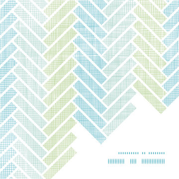 Abstract textile stripes parquet frame corner pattern background