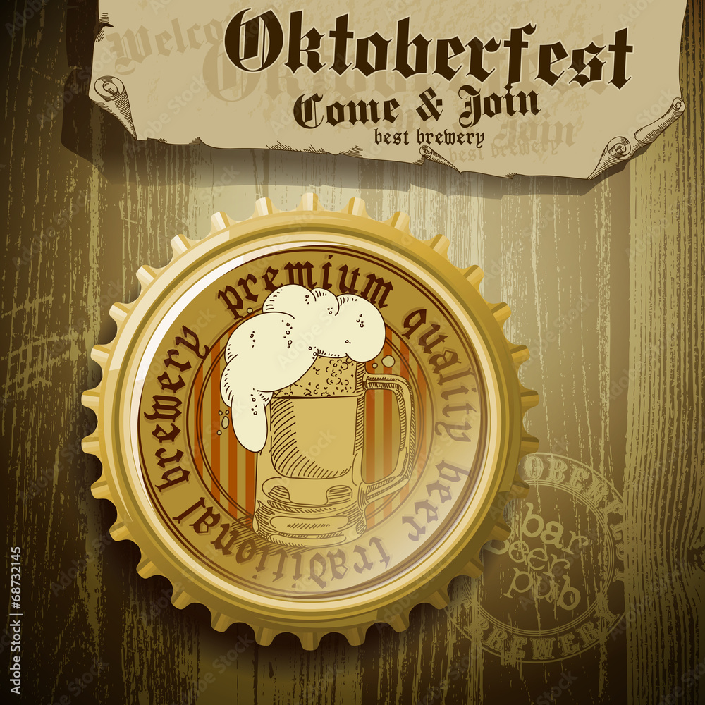 Canvas Prints beer background Oktoberfest