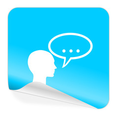 forum blue sticker icon