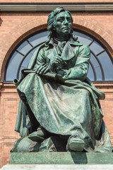 Fototapeta na wymiar Asmus Jacob Carstens Statue Ny Carlsberg Glyptotek København