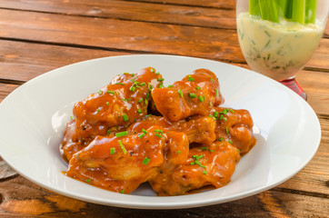 Buffalo chicken hot wings
